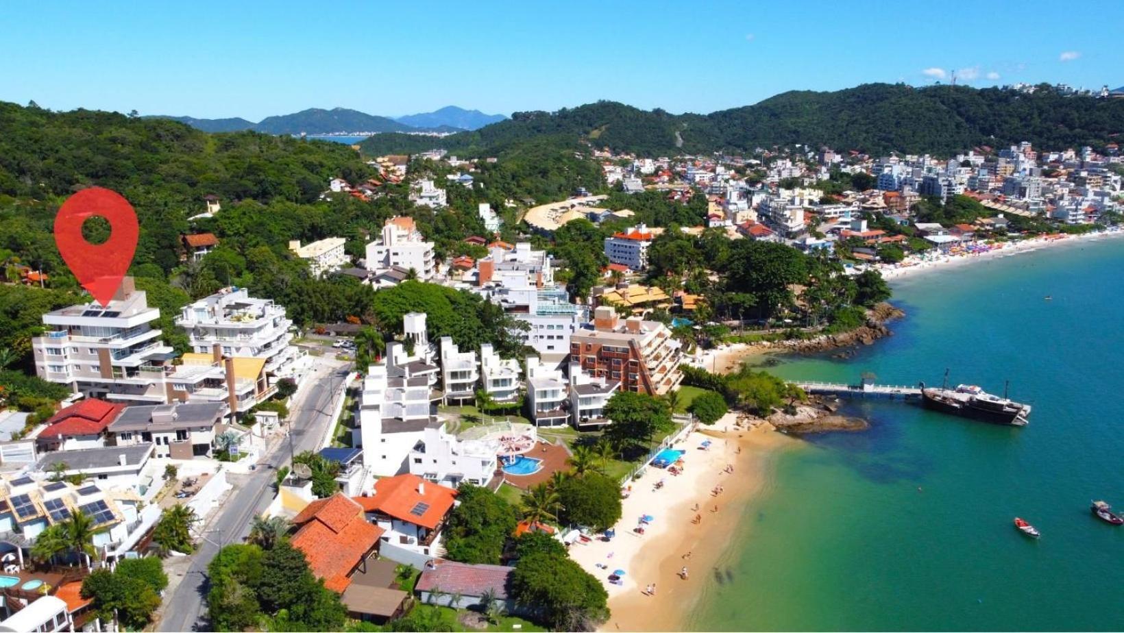 1080 - Apartamento Com Vista Para O Mar Em บอมบินญัส ภายนอก รูปภาพ